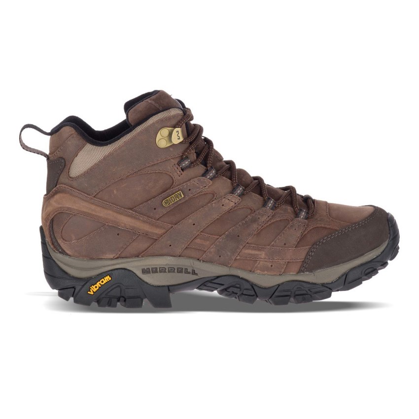 Chaussures Randonnée Merrell Moab 2 Prime Mid Waterproof Marron Homme | W.H.JUPR